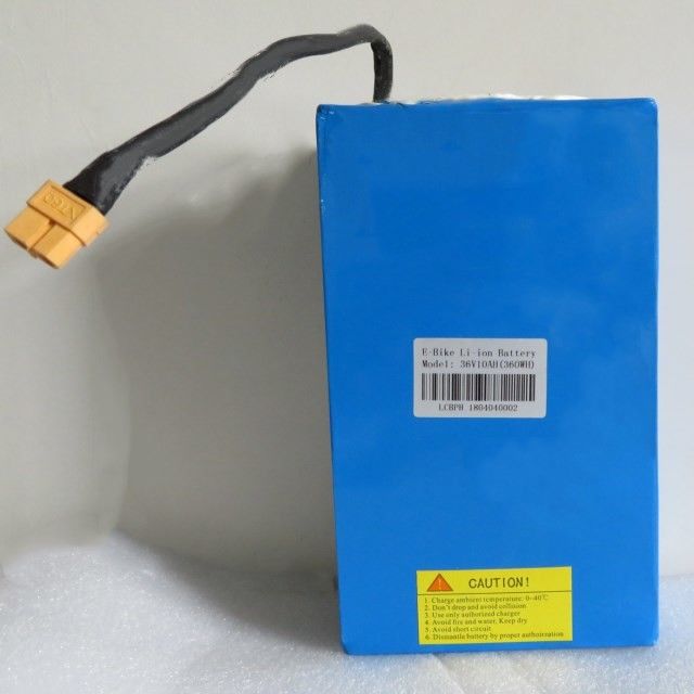 แบตเตอรี่ลิธีอุตสาหกรรม 36 วอลต์ แพ็ค 10ah 36v 10s4p MSDS UN38.3 สําหรับ Ebike