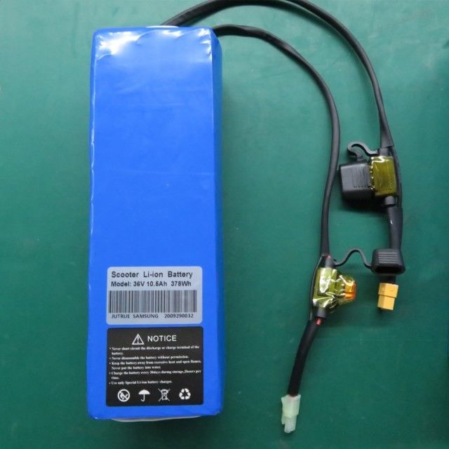 ชุดแบตเตอรี่ 12v 18650 2600mAh 36V 10.4Ah พร้อม XT60 สำหรับ E Scooter