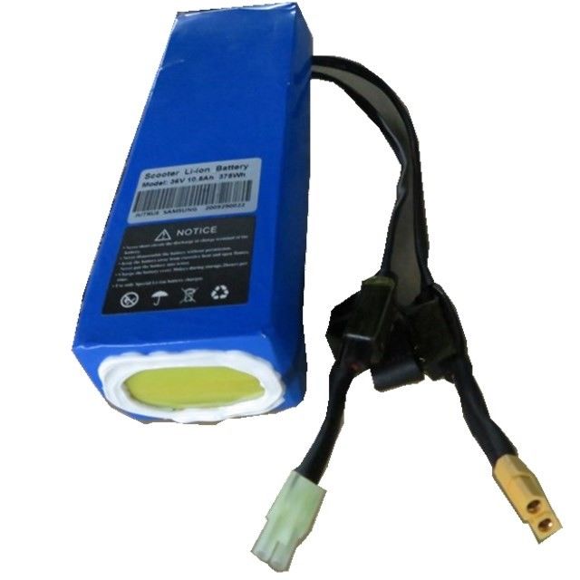 ชุดแบตเตอรี่ 12v 18650 2600mAh 36V 10.4Ah พร้อม XT60 สำหรับ E Scooter