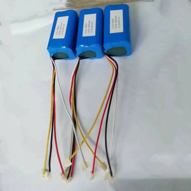 แบตเตอรี่ 14.8v 2200mah แพ็ค 18650 เซลล์ 4s1p พร้อม BMS สําหรับเครื่องกวาด