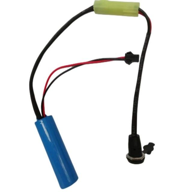 แบตเตอรี่ปั๊มน้ำ SM-2P 18650 1s 3.7v 2000mAh พร้อมปลั๊กชาร์จ DC5521