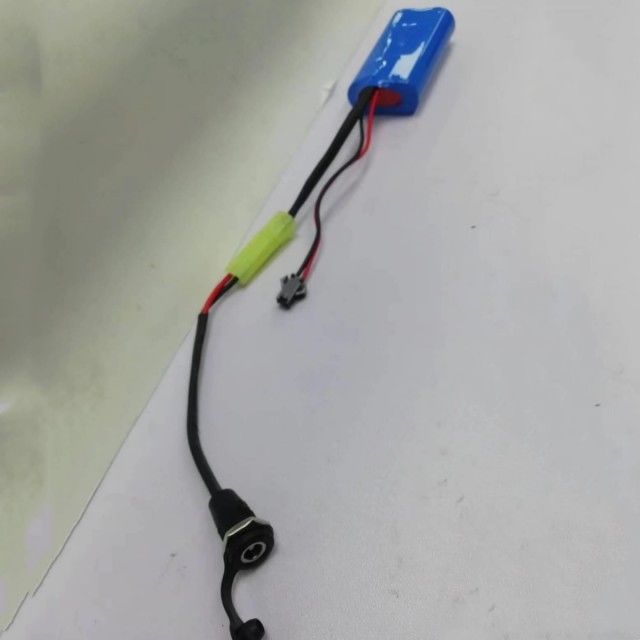 แบตเตอรี่ Li-Ion Pack 18650 แบบสั่งเอง 2 เซลล์ในชุด พร้อมเครื่องเชื่อมกระบอก DC5521 หญิง