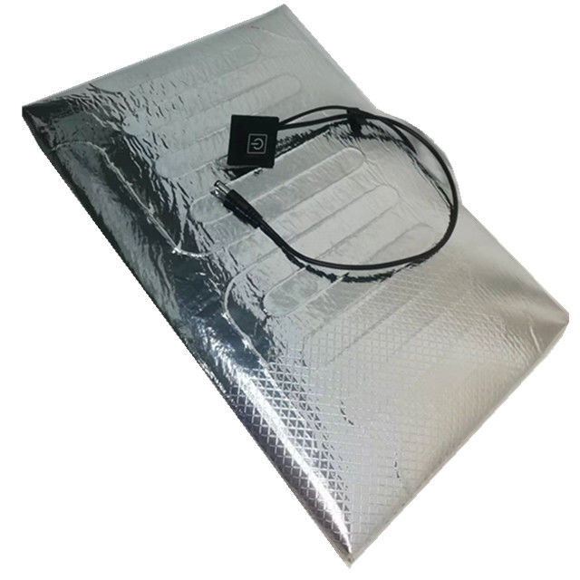 แผ่นความร้อนอลูมิเนียมฟอยล์ 12V ขนาด 25x25cm 30x30cm 35x35cm สำหรับส่งอาหาร