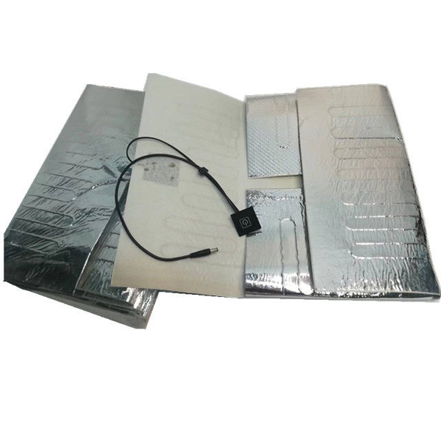 แผ่นความร้อนอลูมิเนียมฟอยล์ 12V ขนาด 25x25cm 30x30cm 35x35cm สำหรับส่งอาหาร