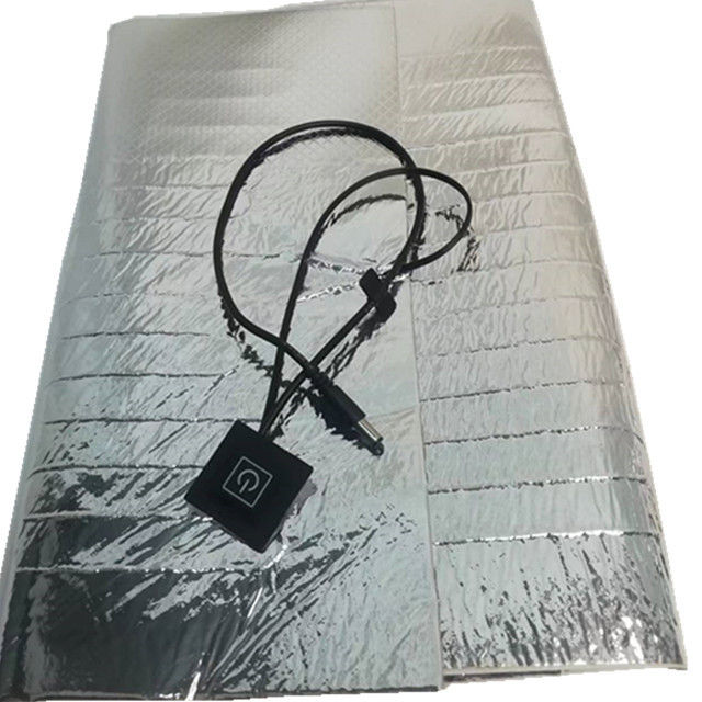 แผ่นความร้อนอลูมิเนียมฟอยล์ 12V ขนาด 25x25cm 30x30cm 35x35cm สำหรับส่งอาหาร