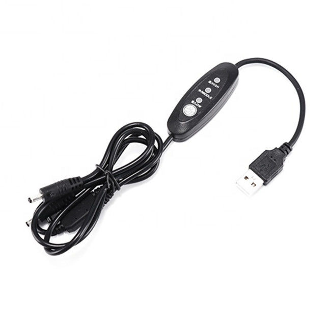 สายเคเบิล Usb Dc แรงดันต่ำ 13 ซม. สายเคเบิลสวิตช์ไฟ Usb มุมตรง
