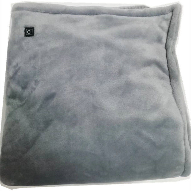 ผ้าห่มอินฟราเรดอุ่นแรงดันต่ำ 80 X 150 ซม. ผ้าปูที่นอนอุ่นปลอดภัยพร้อม USB