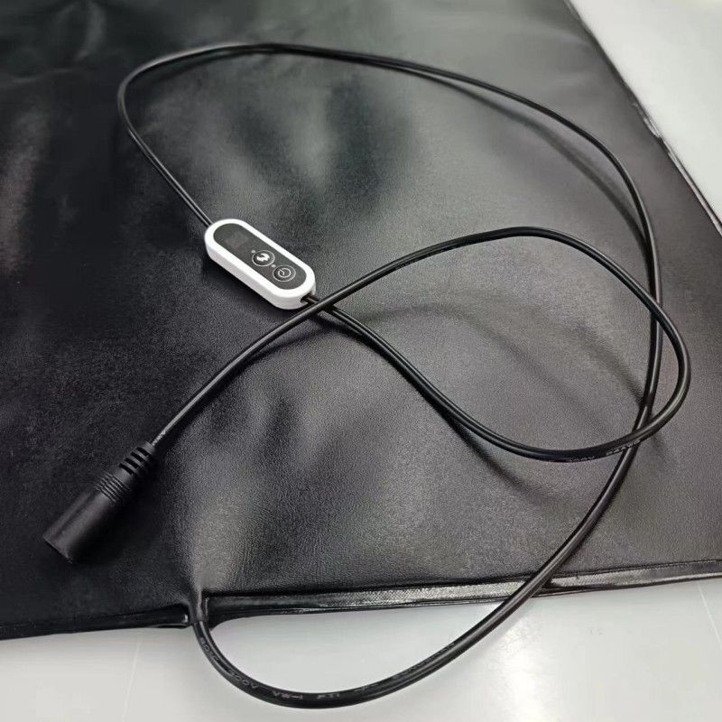 PVC Pet Heat Mat 12V Heating Pad 60x40cm พร้อมเครื่องควบคุมอุณหภูมิ สําหรับสุนัขแมว