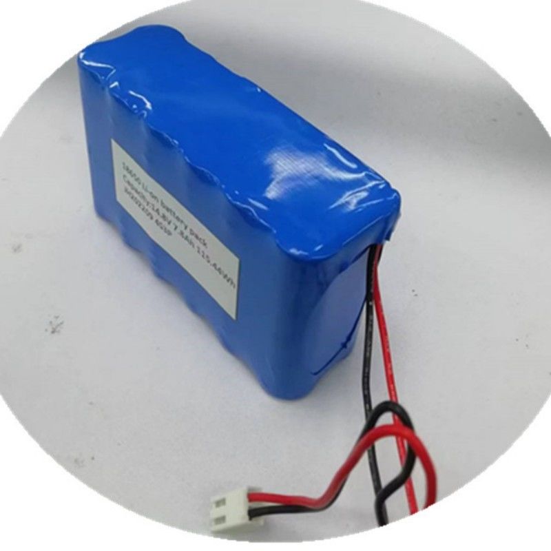 18650 แบตเตอรี่ แพ็ค 4s3p 14.8V 7.8Ah แบตเตอรี่ที่มีการติดต่อ 2 ปินสําหรับไฟ LED
