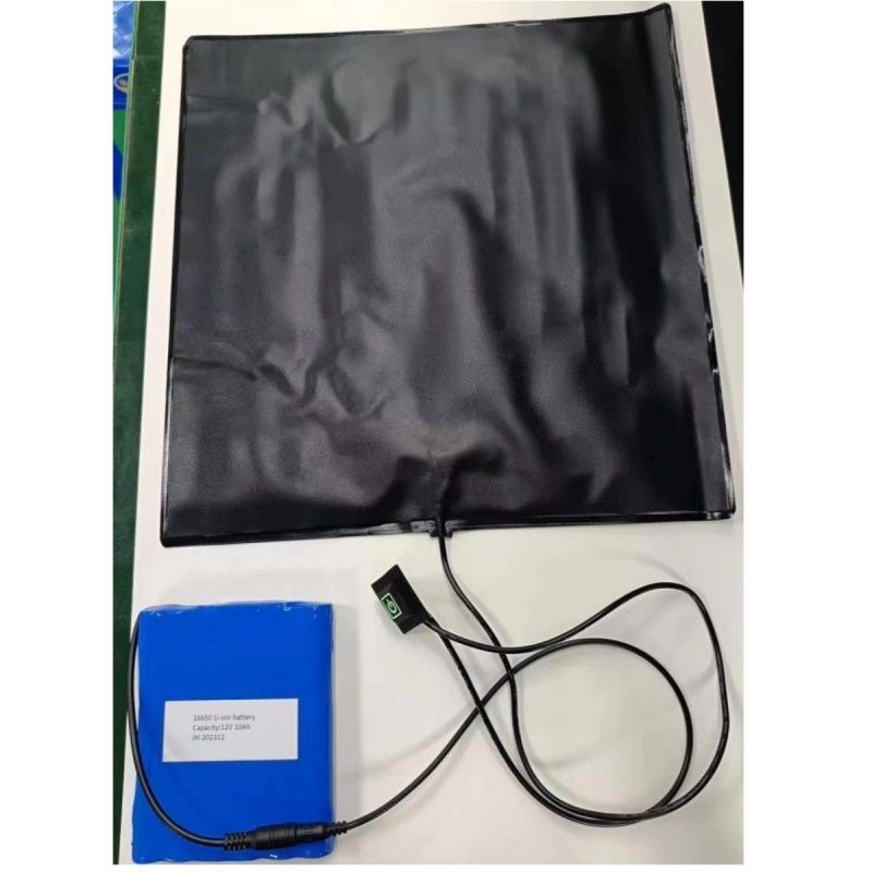 พิเศษ 12V 10Ah แบตเตอรี่ แป๊ดความร้อน ชุด PVC แป๊ด 35x35cm สําหรับกระเป๋าส่งพีซ่า