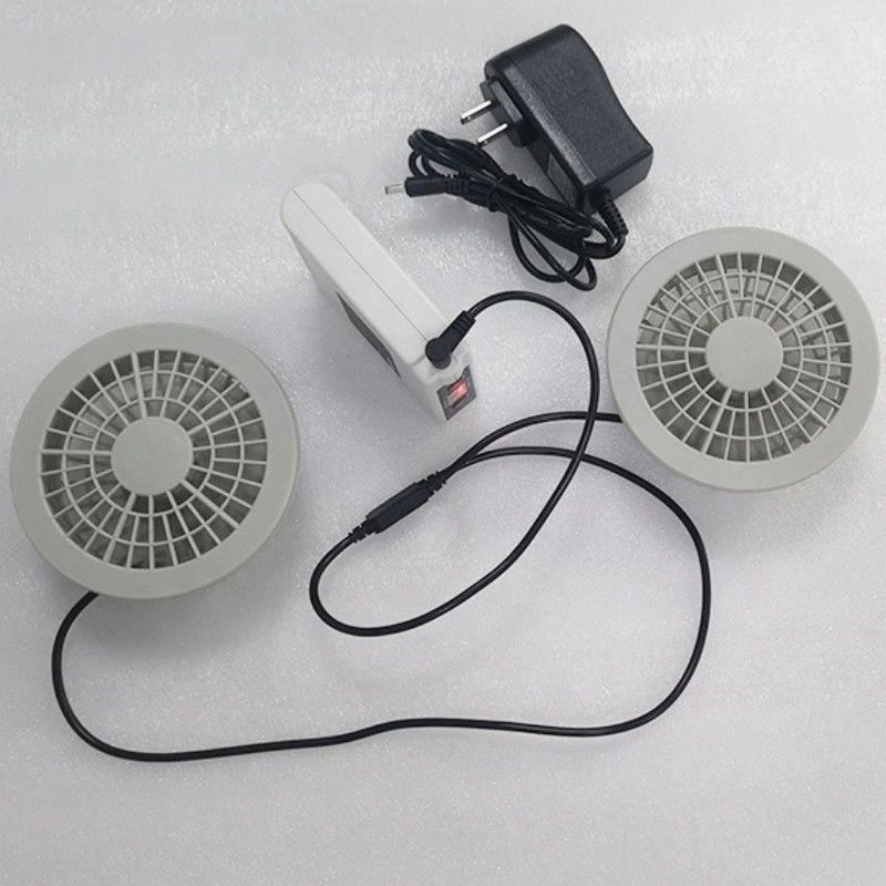 PSE แฟน แบตเตอรี่ชุด 7.4V 5200mAh แฟนเย็นเสื้อชุด 4 ระดับความเร็วลม