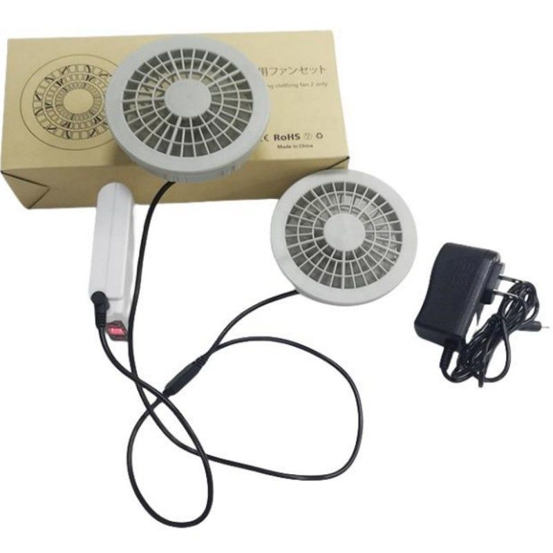 PSE แฟน แบตเตอรี่ชุด 7.4V 5200mAh แฟนเย็นเสื้อชุด 4 ระดับความเร็วลม