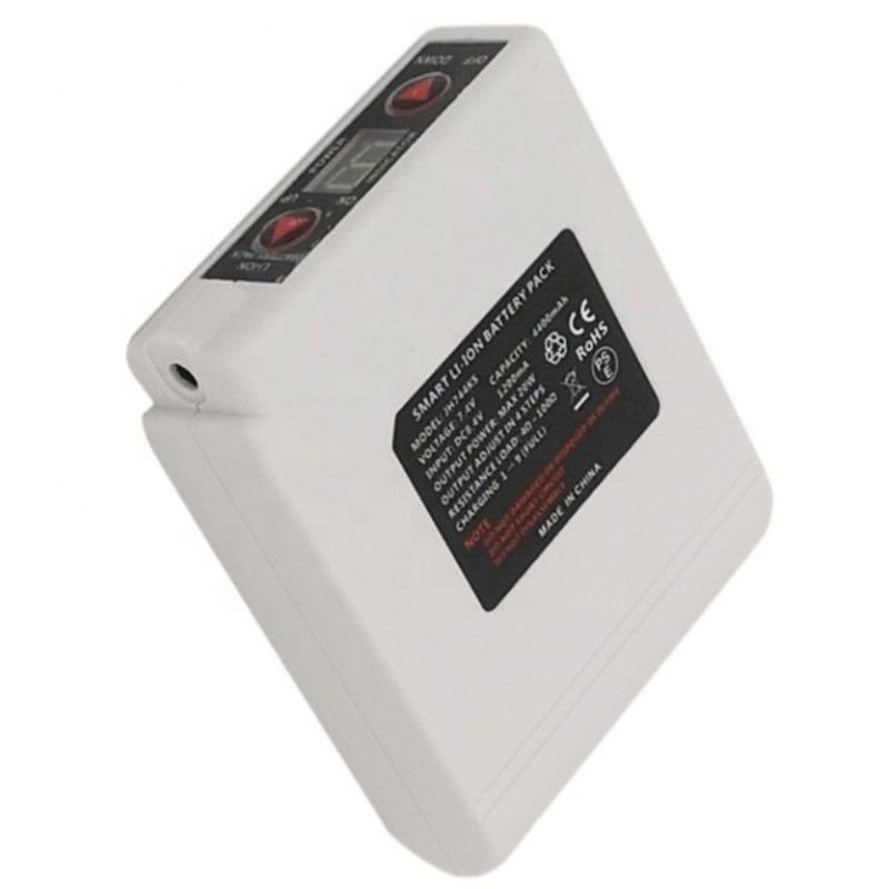 KC 7.4V 6400mAh เสื้อผ้าที่อบอุ่น แบตเตอรี่ ON OFF ปุ่มขึ้นลง ควบคุมอุณหภูมิ