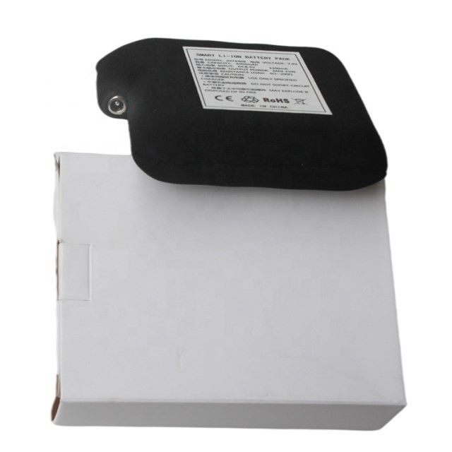 แบตเตอรี่ผูกผ้าดํา 7.4V 4400mAh 5200mAh 6400mAh 7000mAh แบตเตอรี่สําหรับเสื้ออุ่น