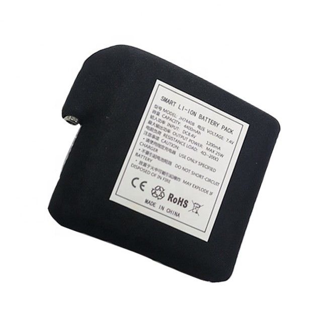 แบตเตอรี่ผูกผ้าดํา 7.4V 4400mAh 5200mAh 6400mAh 7000mAh แบตเตอรี่สําหรับเสื้ออุ่น
