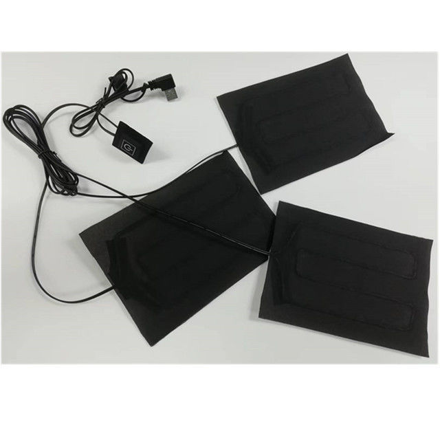 เสื้อผ้าอินฟราเรดไกล แป๊ดความร้อน 3 ในหนึ่ง 5 วอลต์ USB แผ่นเครื่องทําความร้อน สําหรับเสื้อ