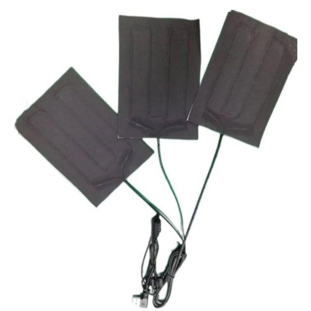 เสื้อผ้าอินฟราเรดไกล แป๊ดความร้อน 3 ในหนึ่ง 5 วอลต์ USB แผ่นเครื่องทําความร้อน สําหรับเสื้อ