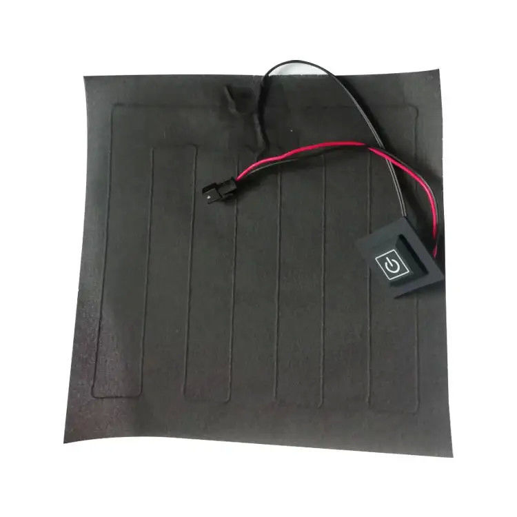 เสื้อผ้าที่กําหนดเอง พัดความร้อน ขนาด 20x20cm 3.7V ด้วย SM 2Pin Plug