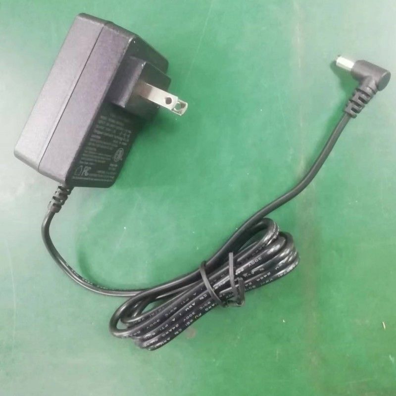 ชาร์จแบตเตอรี่ 12V 2A US Plug DC Bend Head 90° 2.1 มม บาร์เรลแจ็ค 2 แอมเปอร์