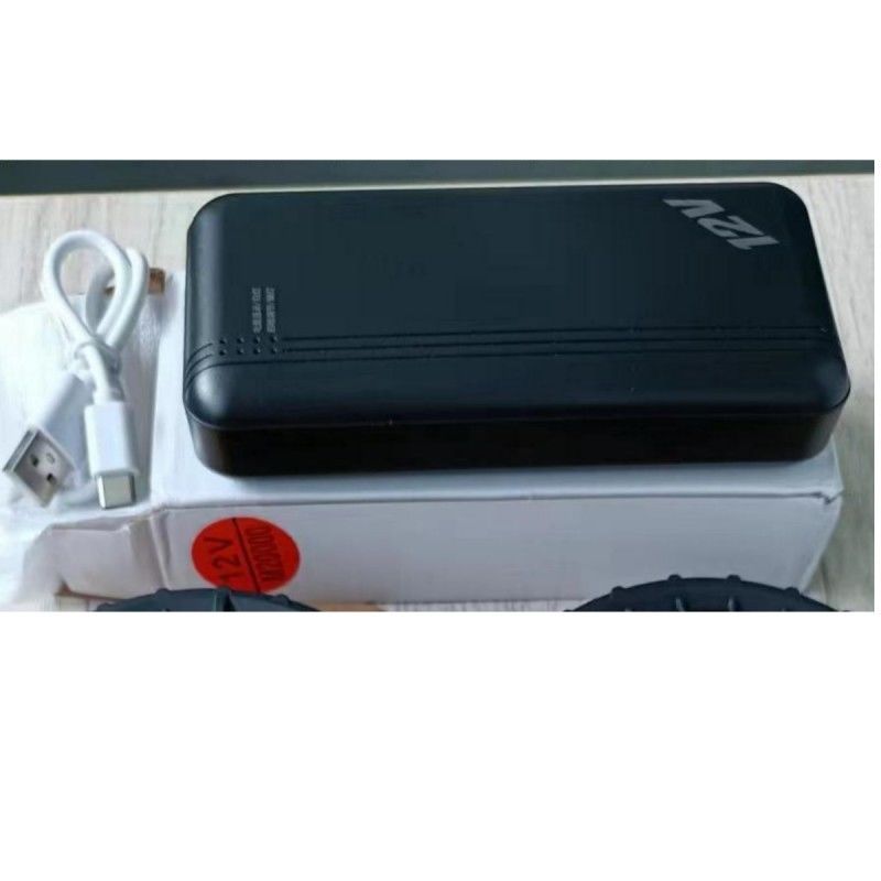 Li Ion แบตเตอรี่ แพวเวอร์ แบตเตอรี่แฟน 12V 20000mah ทํางาน 10-12H สําหรับเครื่องปรับอากาศ เสื้อผ้า