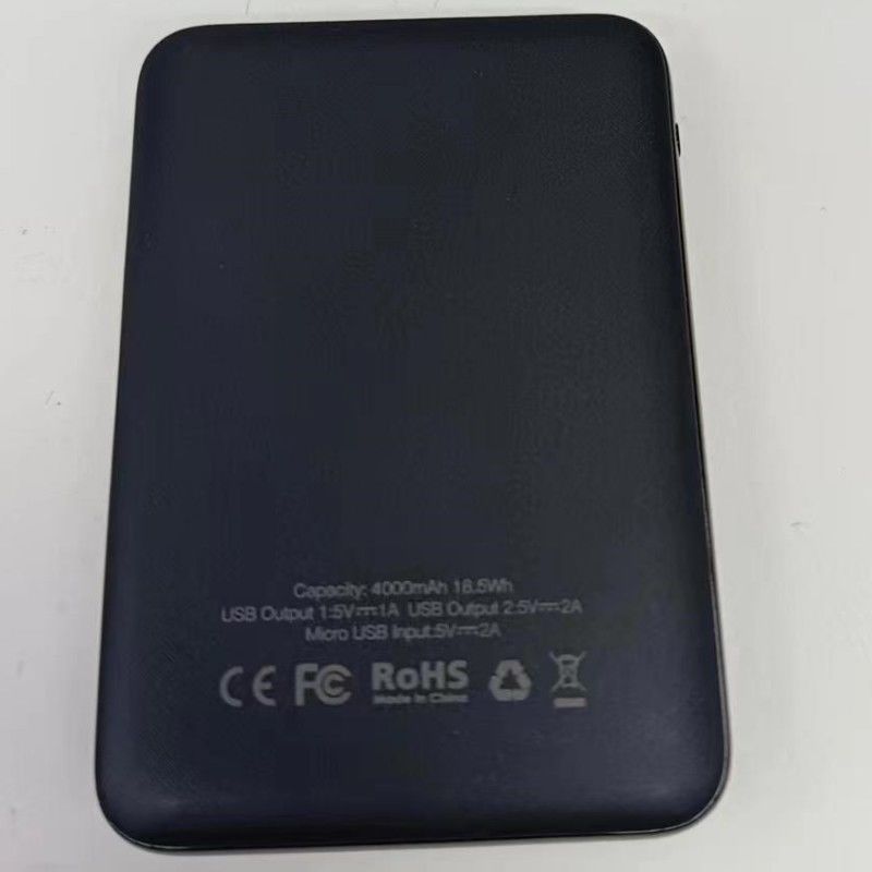 มินิ แฟสเตอร์ พาวเวอร์แบงค์ 4000mAh 5V 2A ขนาดปาล์ม ซุปเปอร์สลิม แบตเตอรี่ พาวเวอร์แบงค์
