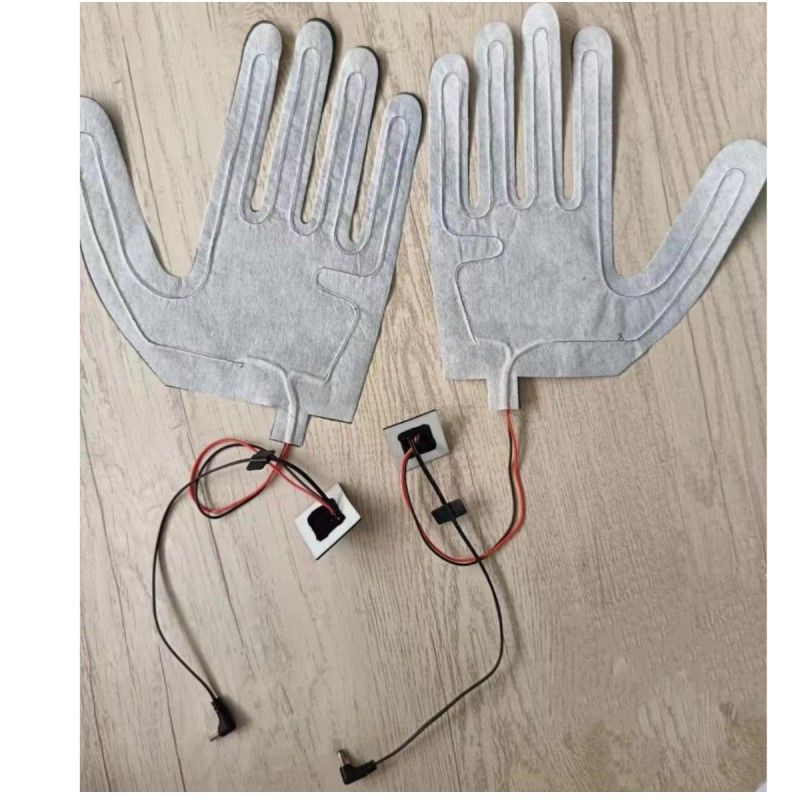 ปักความร้อน 7.4V สําหรับถุงมือด้วยสายไฟ DC 3.5x1.35mm