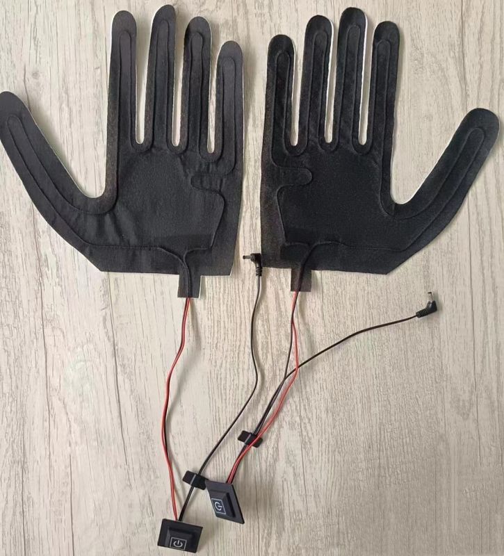 ปักความร้อน 7.4V สําหรับถุงมือด้วยสายไฟ DC 3.5x1.35mm