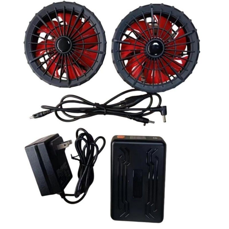 19V แฟนแบตเตอรี่ชุด 20000mAh สําหรับหนาวฤดูร้อน เสื้อเย็น 12 ชั่วโมงเวลาทํางาน