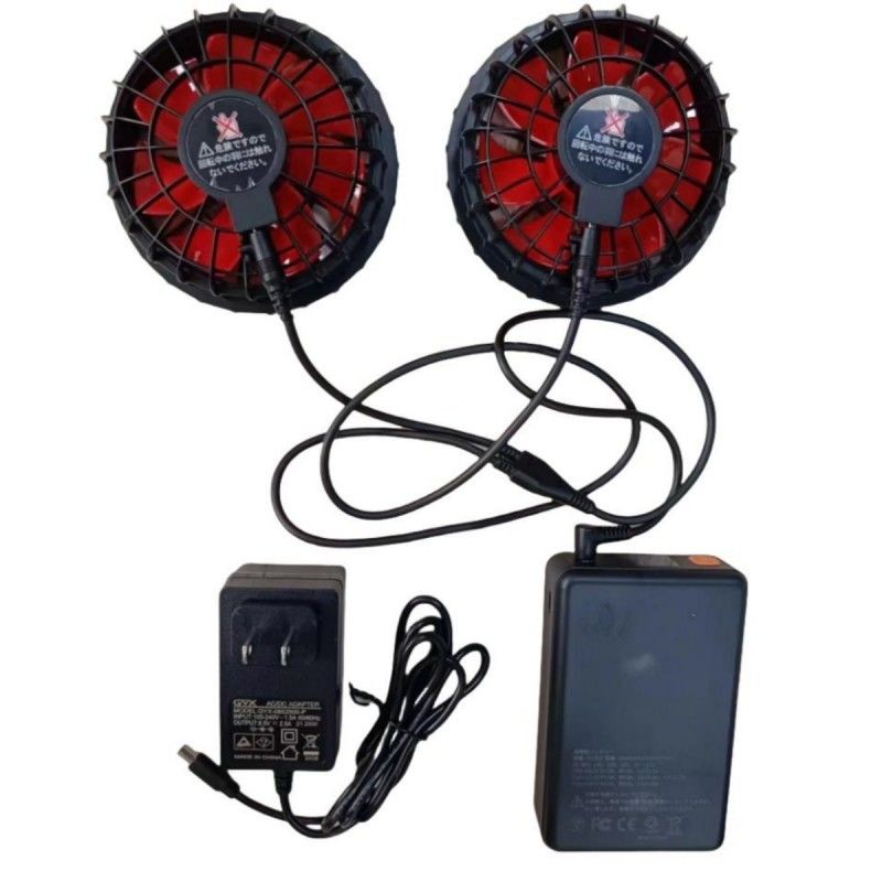 19V แฟนแบตเตอรี่ชุด 20000mAh สําหรับหนาวฤดูร้อน เสื้อเย็น 12 ชั่วโมงเวลาทํางาน