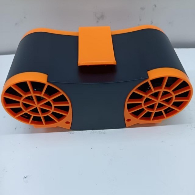 พัดลมคาดเอวแบบพกพา แบตเตอรี่ 20000mAh ปรับความเร็วได้ 6 ระดับ และฟังก์ชันพาวเวอร์แบงค์