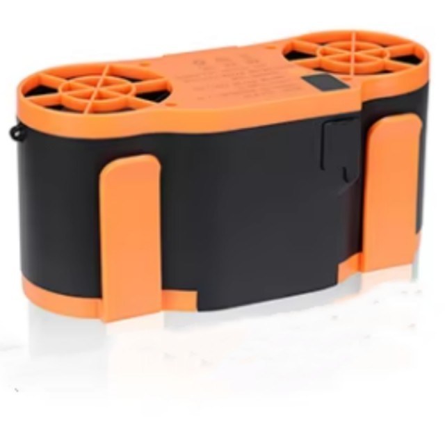 พัดลมคาดเอวแบบพกพา แบตเตอรี่ 20000mAh ปรับความเร็วได้ 6 ระดับ และฟังก์ชันพาวเวอร์แบงค์