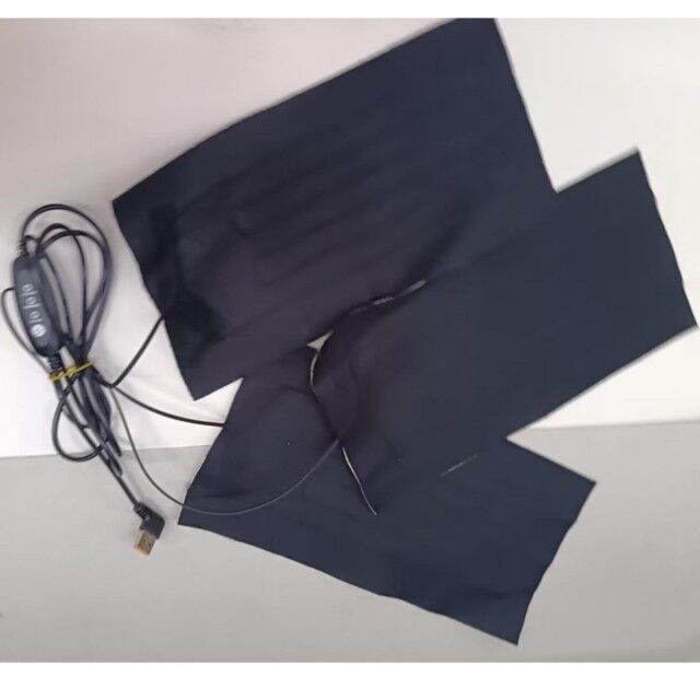 แผ่นทำความร้อนแบบกำหนดเอง 30X15 ซม. 3 แผ่นในหนึ่งเดียว เครื่องทำความร้อนผ้า 12V พร้อมสวิตช์ควบคุม USB สำหรับเก้าอี้ทำความร้อน