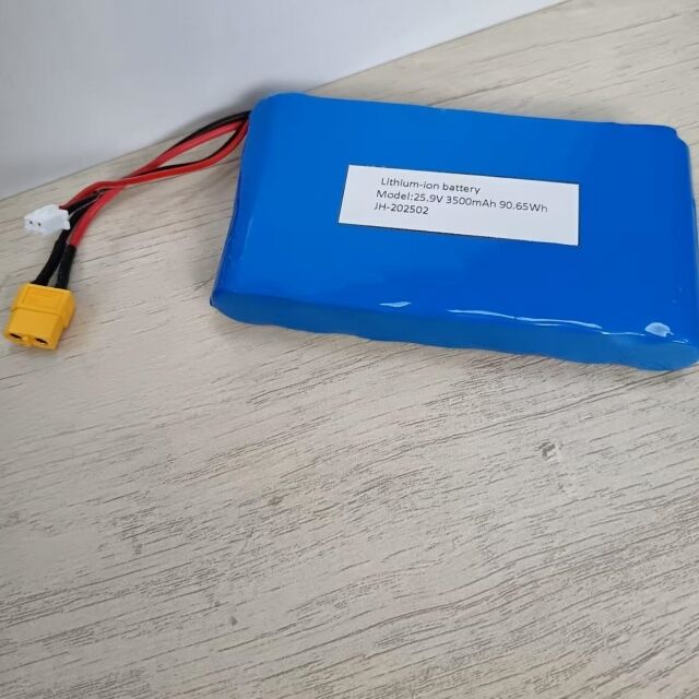 ชุดแบตเตอรี่แบบกำหนดเอง 7s1p 18650 24V 3500mAh สำหรับมอเตอร์ 350W พร้อมปลั๊ก Xt60